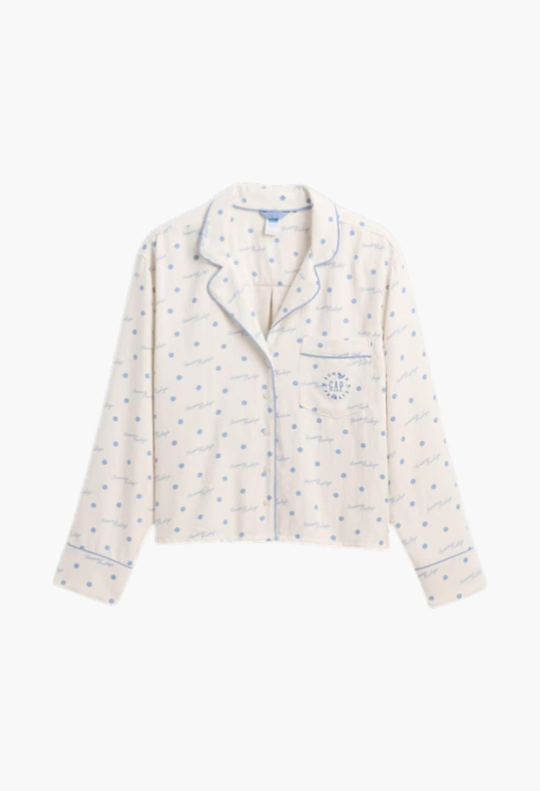 Relaxed Flannel Dotted PJ Shirt - GLAM MODA