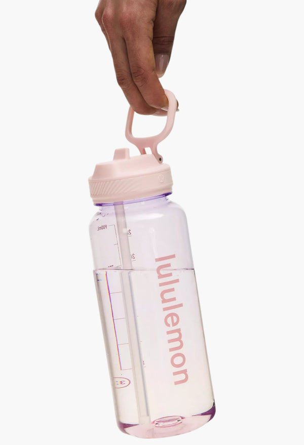 Lavender Frost/Pink Organza/Pink Haze - Back to Life Clear Bottle 32oz Straw Lid