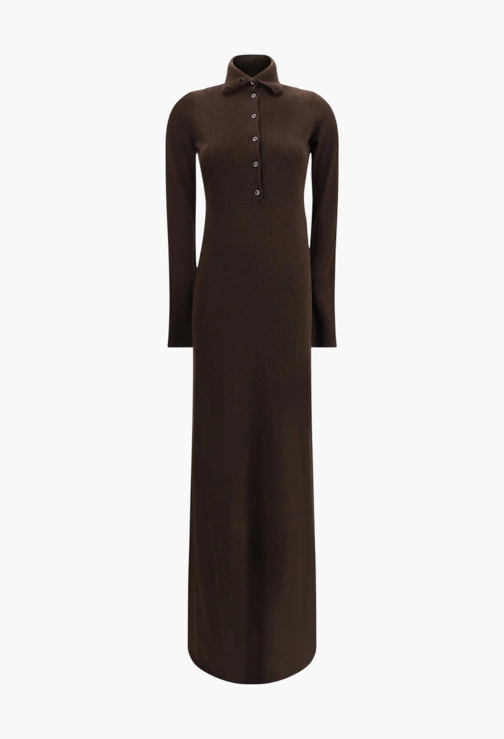 Long knit Dress - GLAM MODA