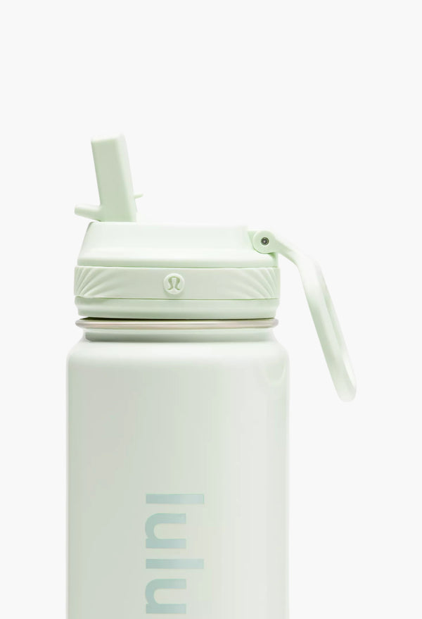 Kohlrabi Green/Sea Water - Back to Life Sport Bottle 24oz Straw Lid Shine