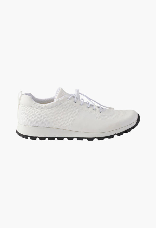 White - Stretch Knit Sneakers