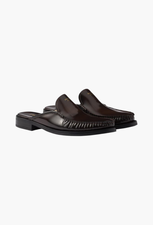 Sienna - Brushed Leather Mules