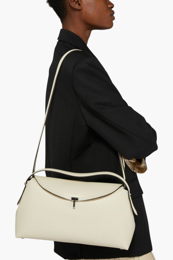 TOTÊME T-Lock Leather Shoulder Bag