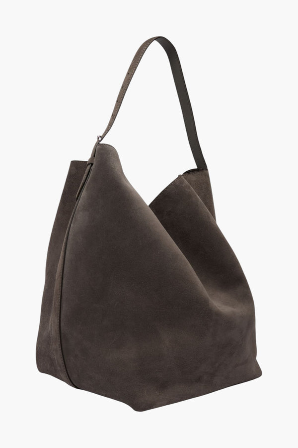 TOTÊME Espresso Leather Shoulder Bag