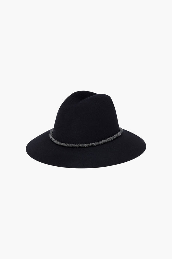Felt Precious Braided Band Fedora