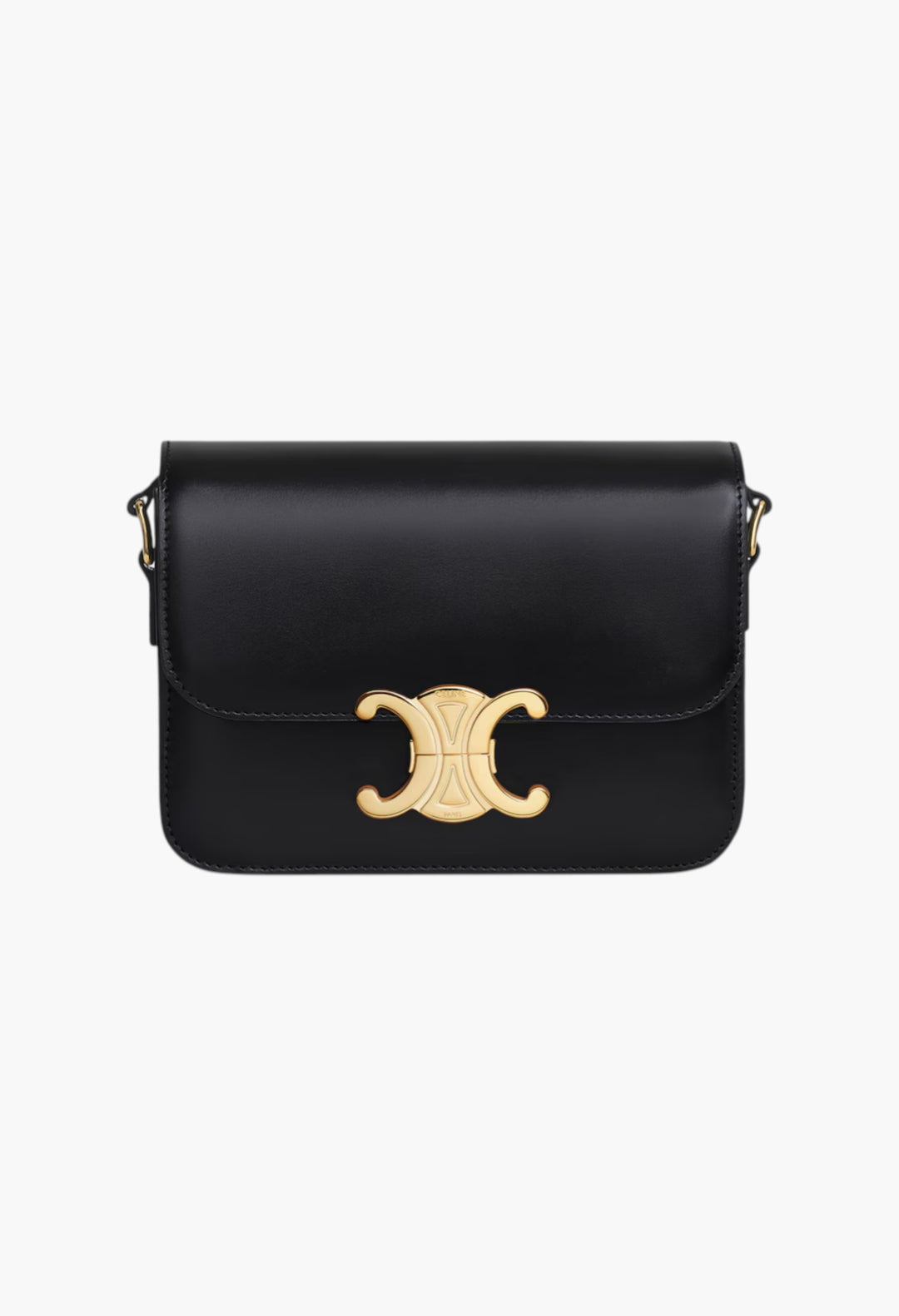 Teen Triomphe Bag In Shiny Calfskin - GLAM MODA
