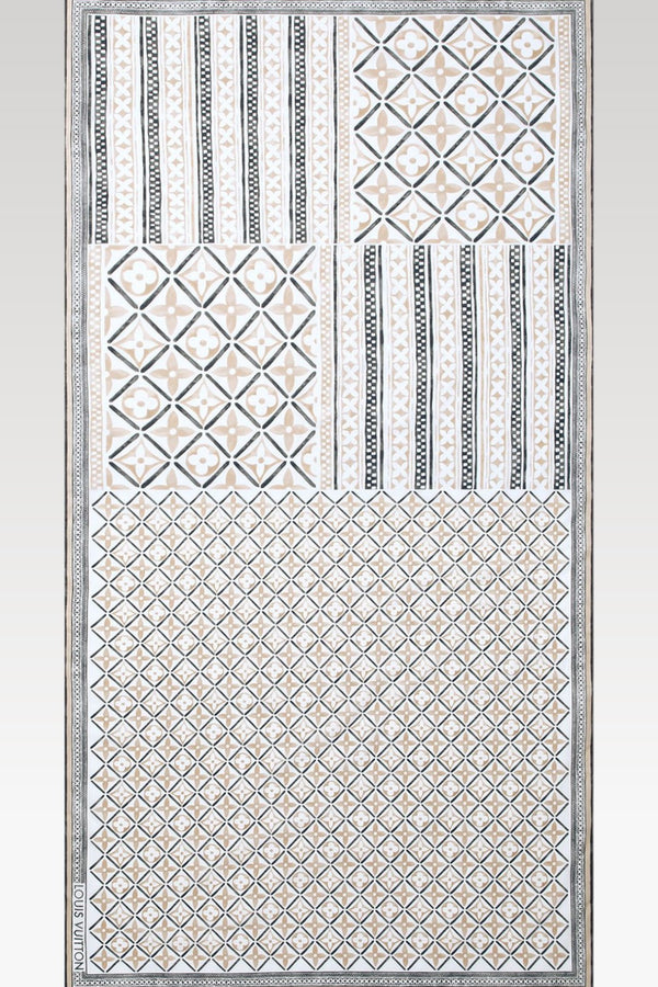 Monogram Flower Tile Pareo