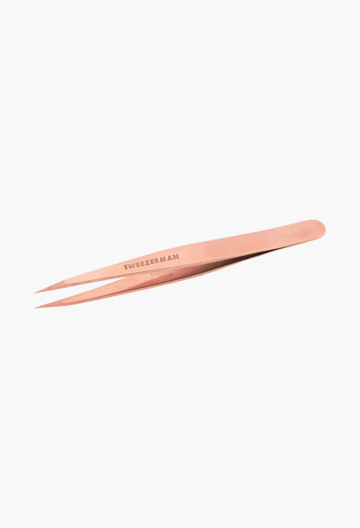 Rose Gold Point Tweezer - GLAM MODA