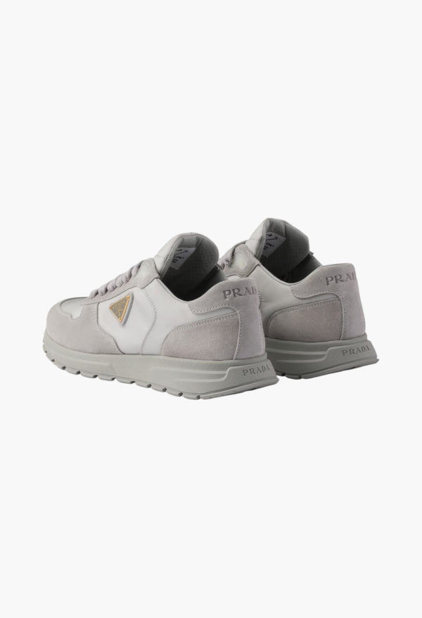 Cloudy Gray - Prax 2.0 Re-Nylon and suede sneakers