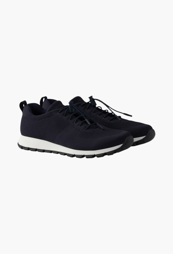 Navy - Stretch Knit Sneakers