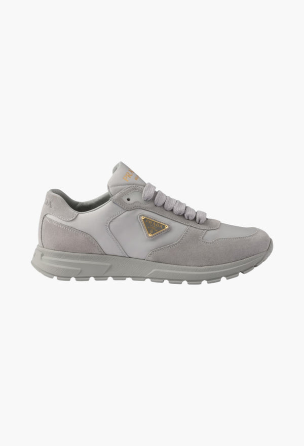 Cloudy Gray - Prax 2.0 Re-Nylon and suede sneakers