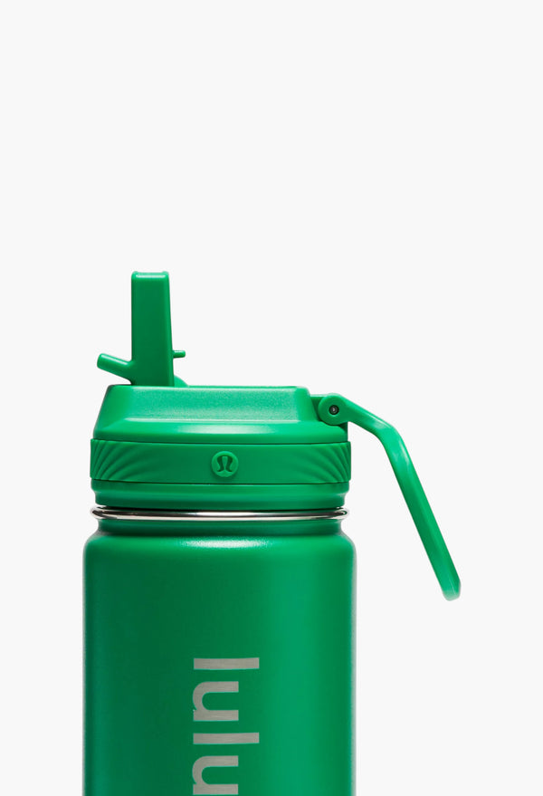 Raceway Green - Back to Life Sport Bottle 18oz Straw Lid