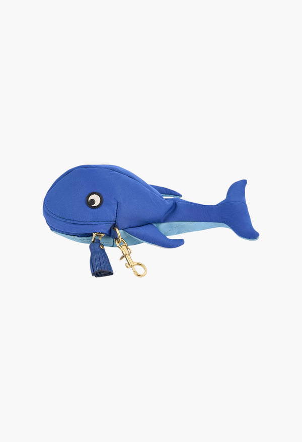 Whale Nylon Pouch Key Ring