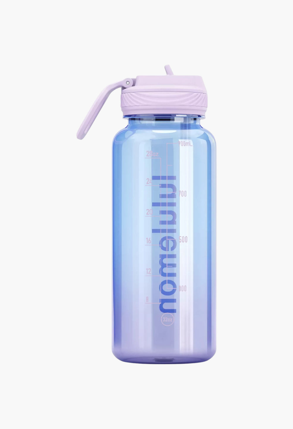 Back to Life Clear Bottle 32oz Straw Lid - GLAM MODA