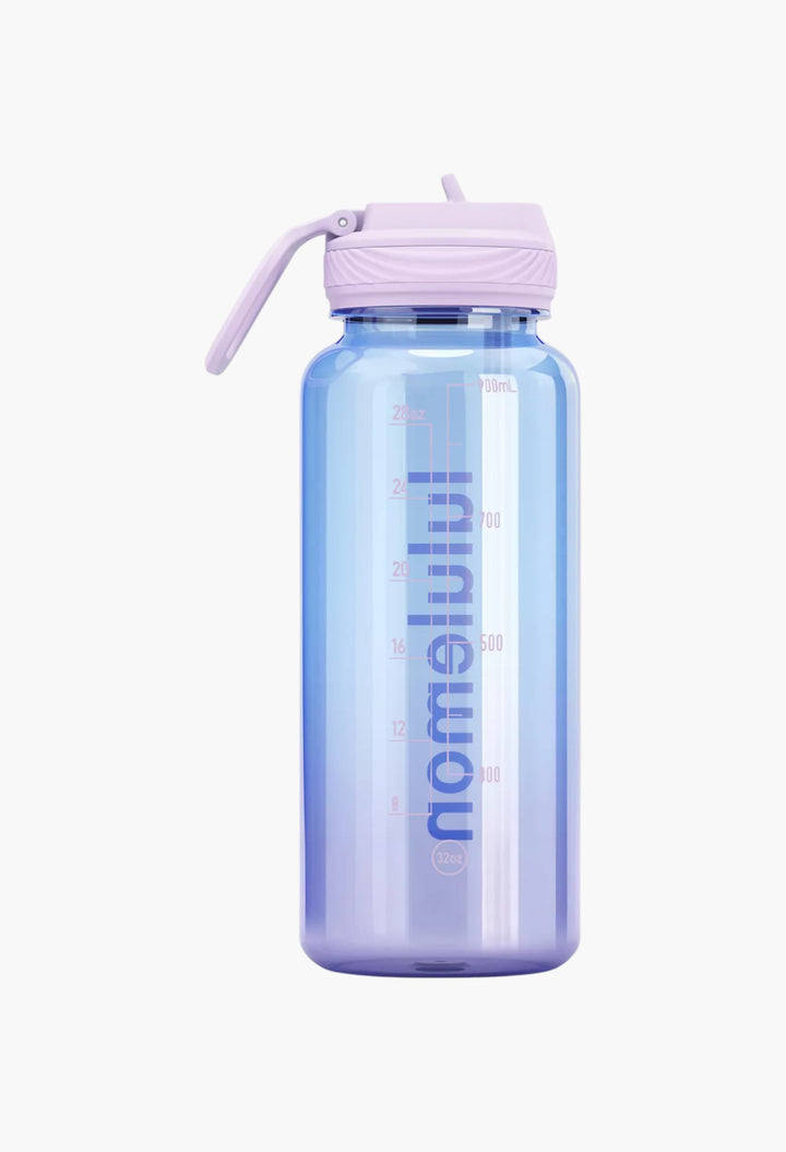 Back to Life Clear Bottle 32oz Straw Lid - GLAM MODA