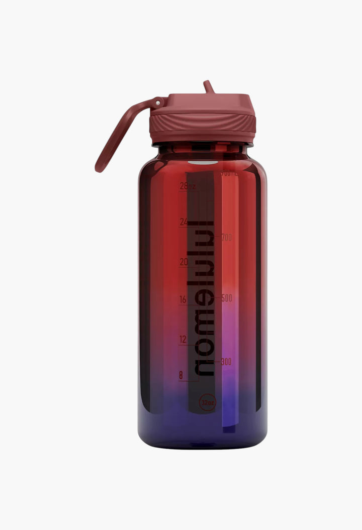 Back to Life Clear Bottle 32oz Straw Lid - GLAM MODA