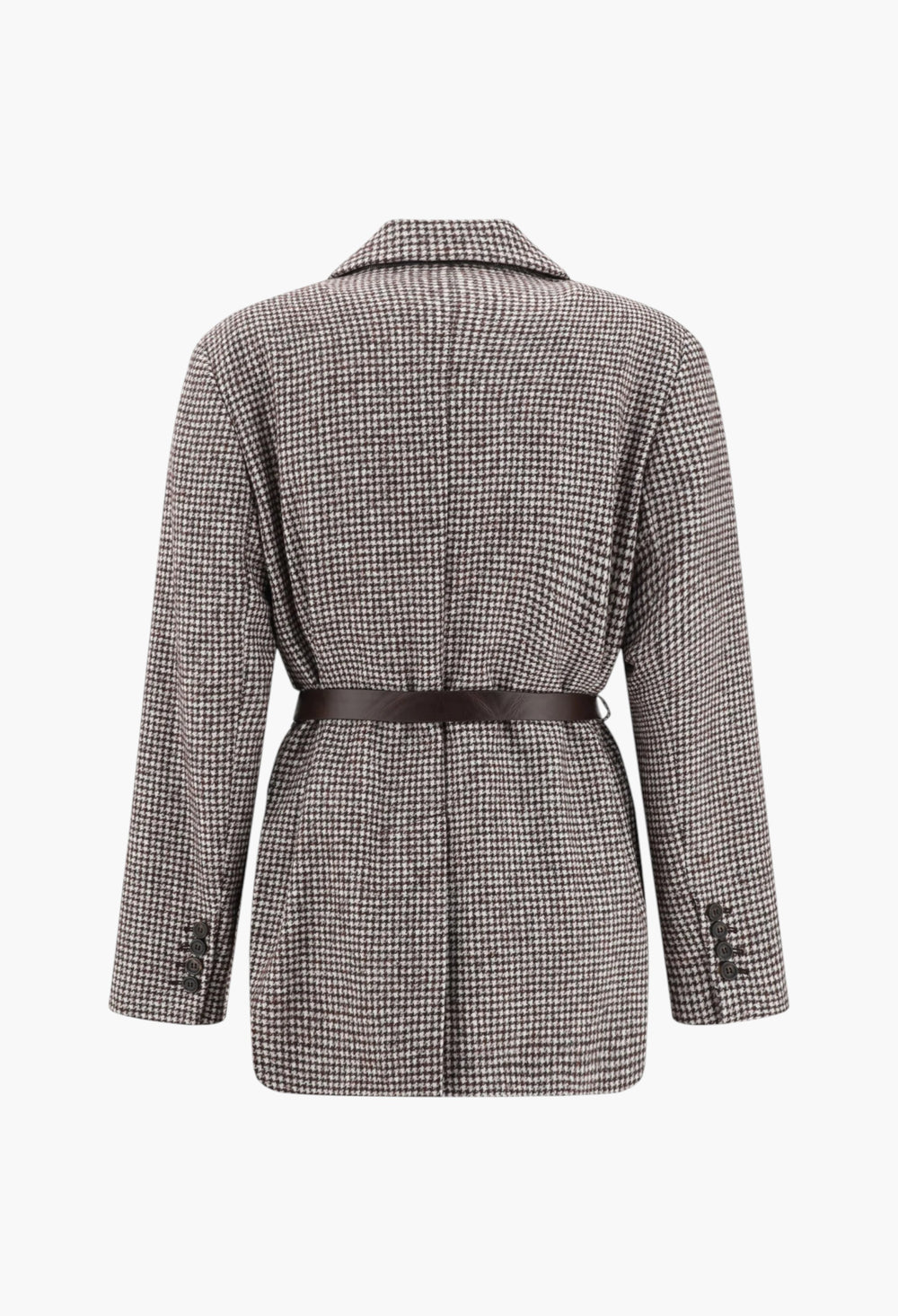 Blazer Jacket With Belt - GLAM MODA