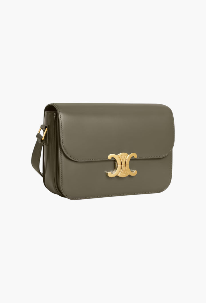 Classique Triomphe Bag In Shiny Calfskin - GLAM MODA