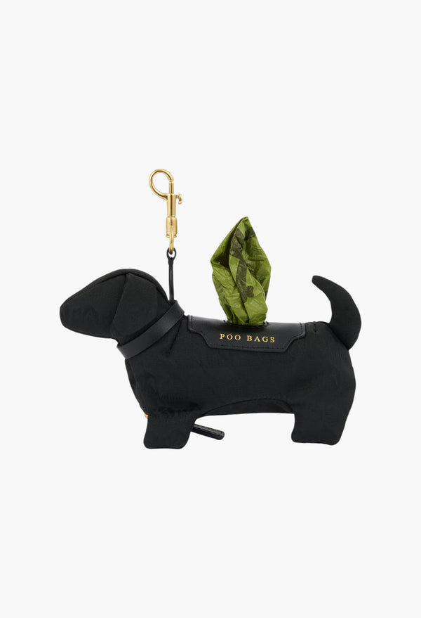 Dog Poo Logo-Embellished Woven Bag Charm