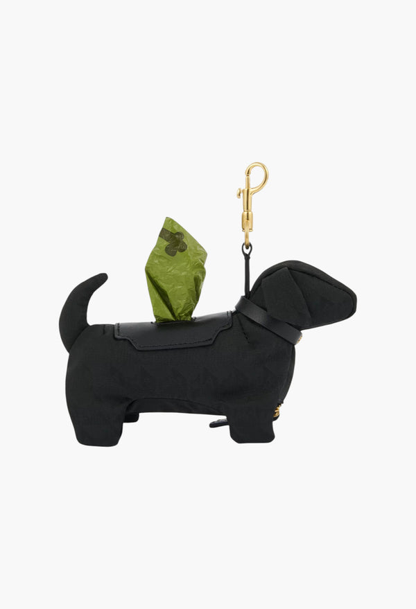 Dog Poo Logo-Embellished Woven Bag Charm