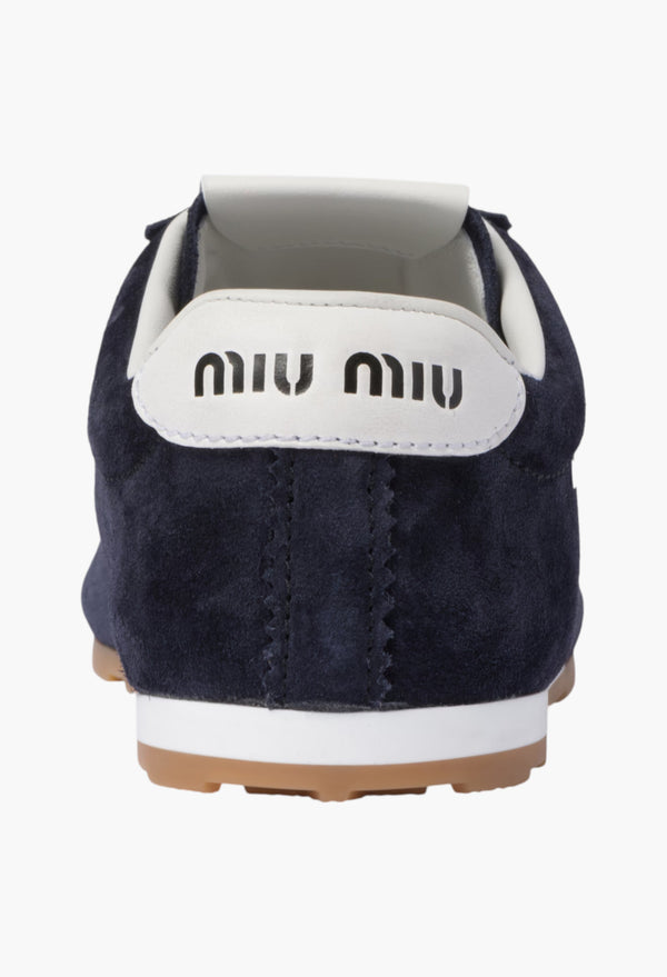 Navy - Plume Suede Sneakers