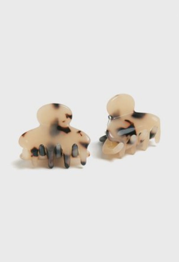 Leopard/Brown - Pack Of Claw Clips
