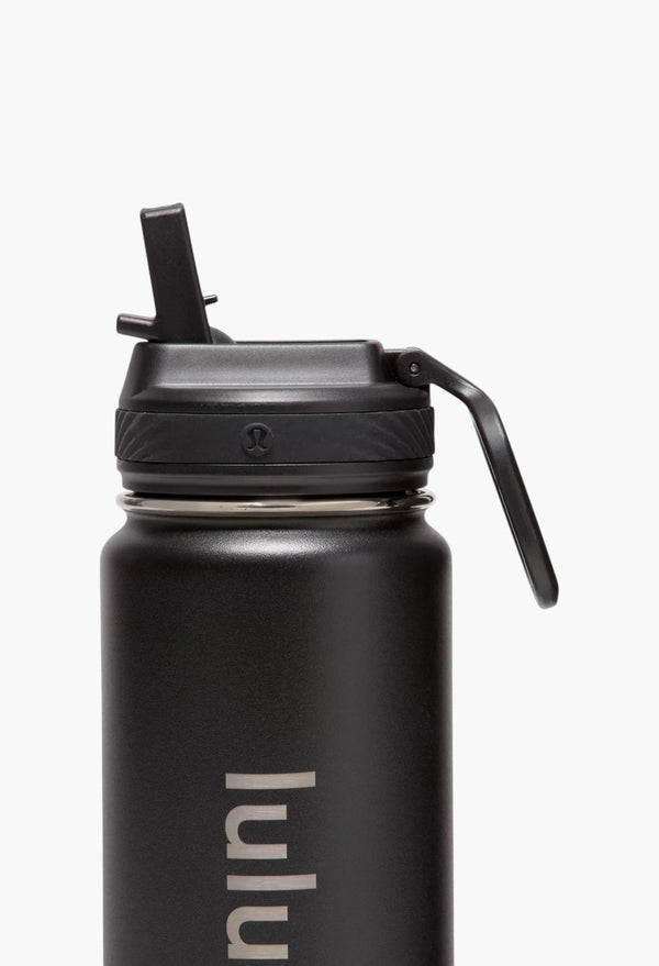 Black - Back to Life Sport Bottle 24oz Shine