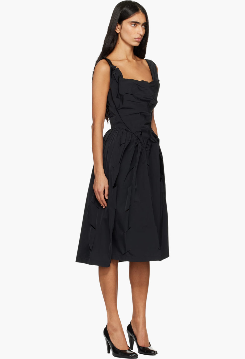 Black Sunday Midi Dress - GLAM MODA