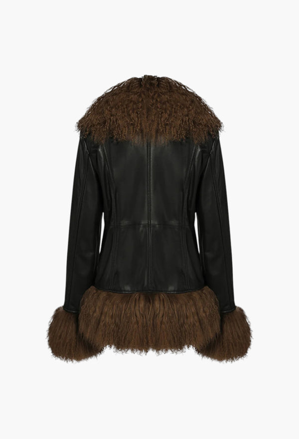 Dorothy Leather Coat