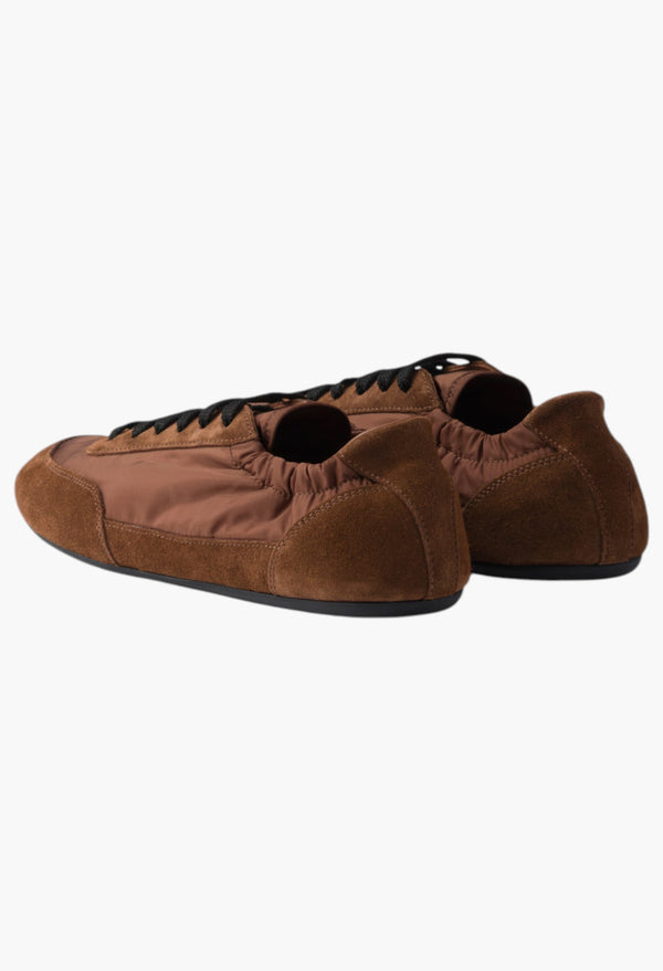 Palisander - Collapse Re-Nylon And Suede Sneakers