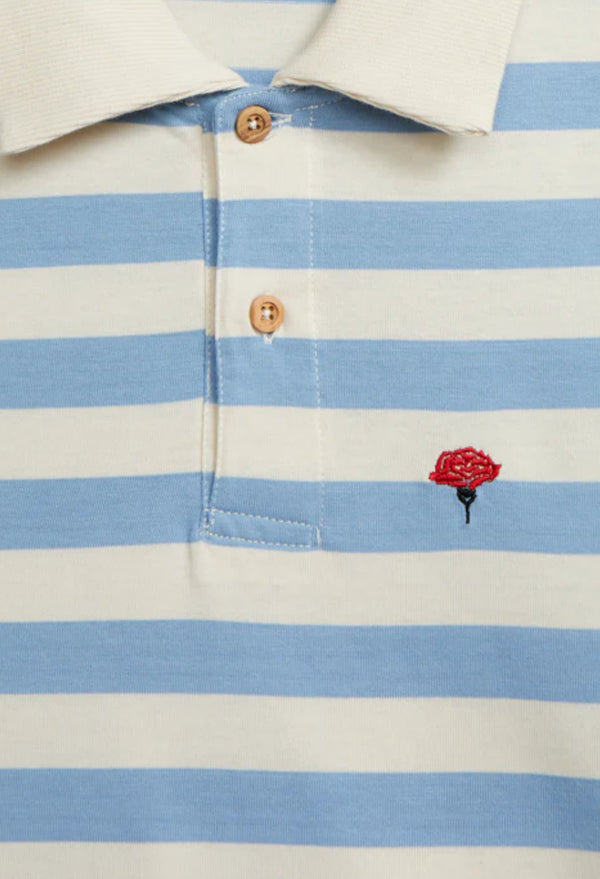Sailor Polo - Blue/Off-White