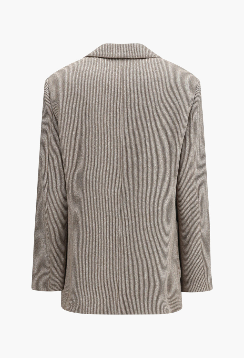 Ribbed Deisgn Lurex Jacket - GLAM MODA