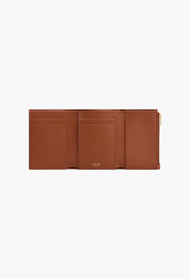 Fine Strap Wallet Nino In Supple Grained Calfskin - GLAM MODA