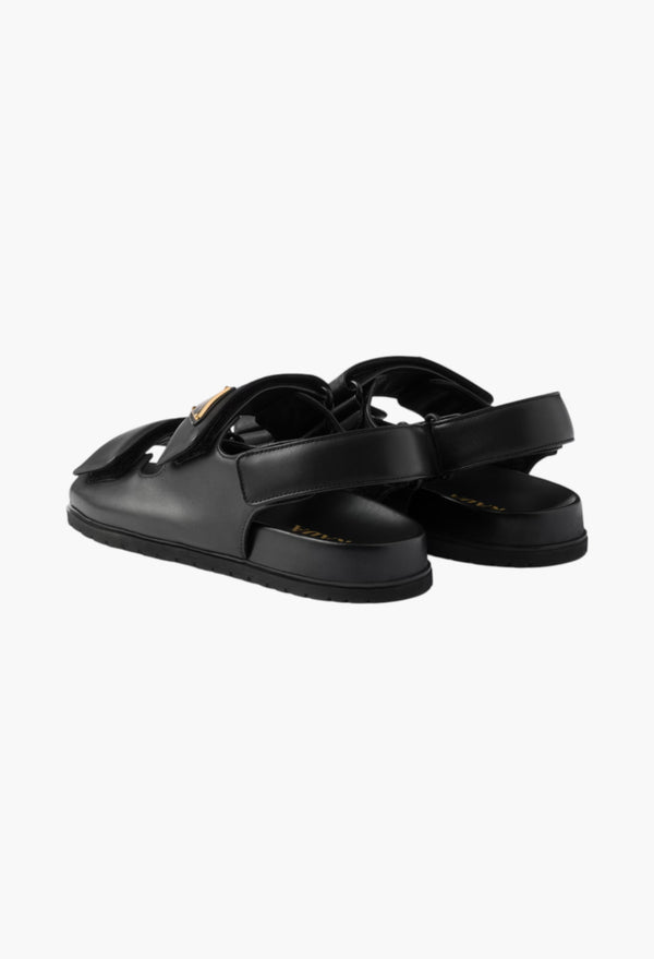 Black - Nappa Leather Sandals