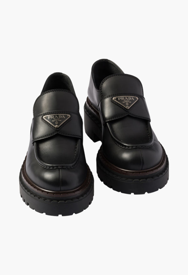 Black - Double Chocolate Leather Loafers