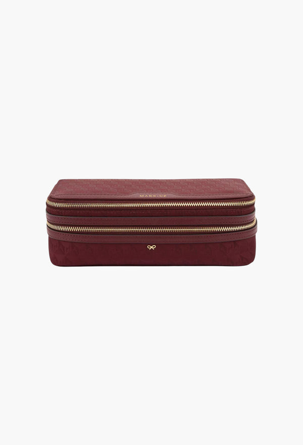 Make Up Logo-Branded Shell Makeup Bag