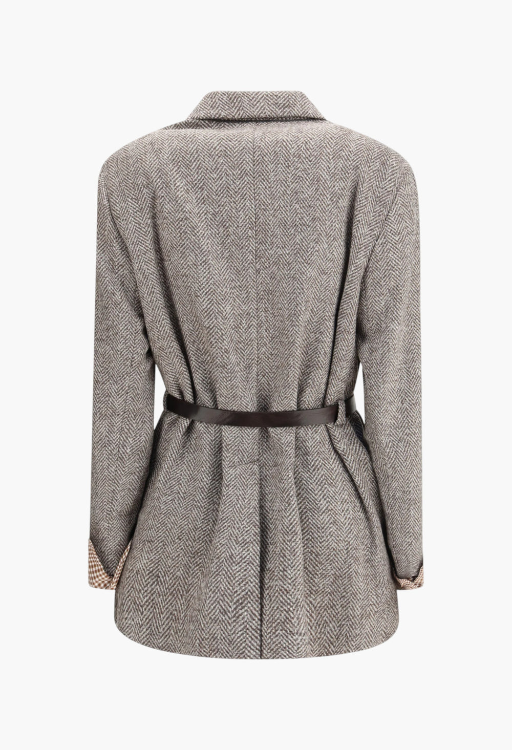 Patterned Wool Jacket - GLAM MODA