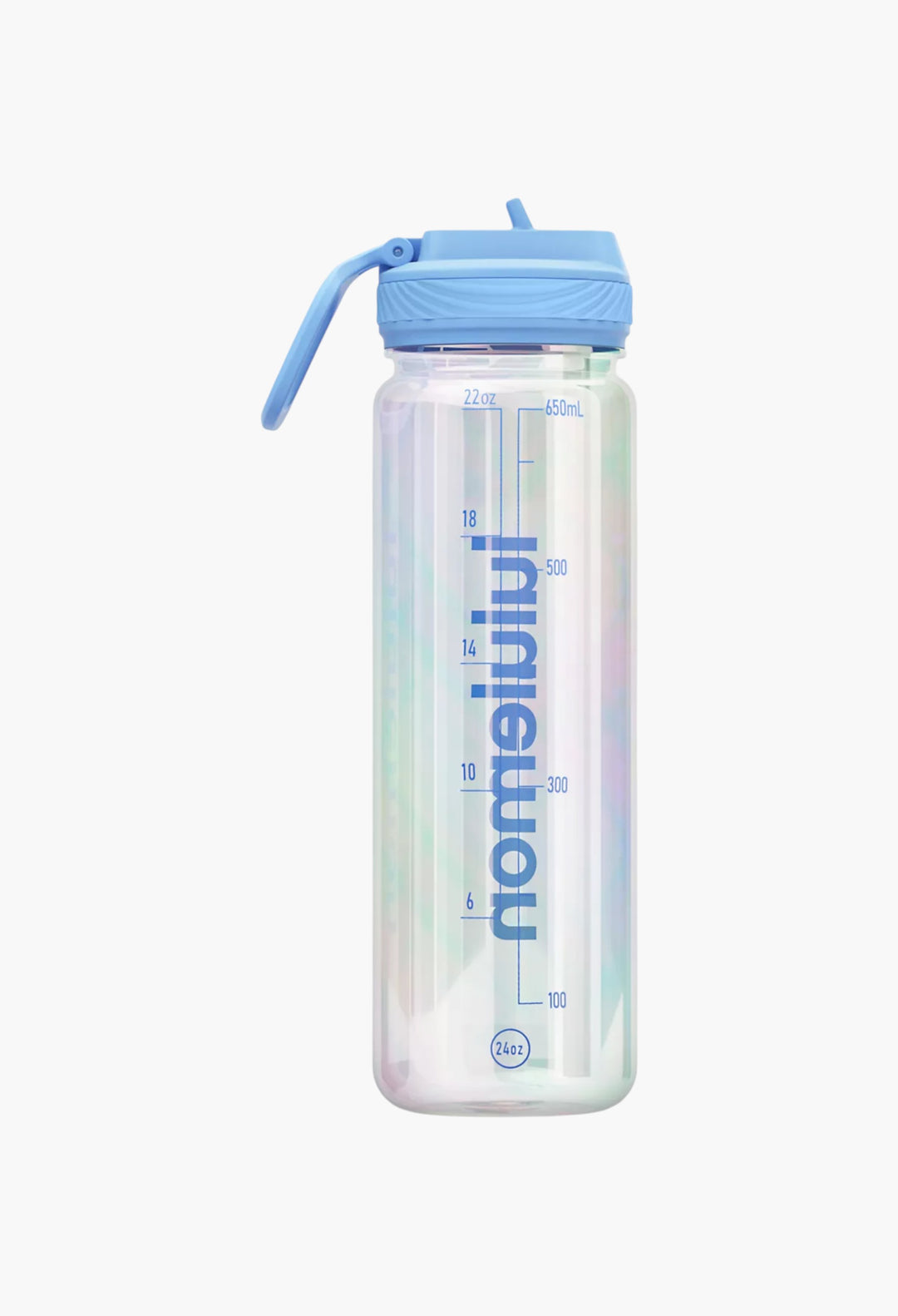 Back To Life Clear Bottle 24oz Straw Lid Iridescent - GLAM MODA