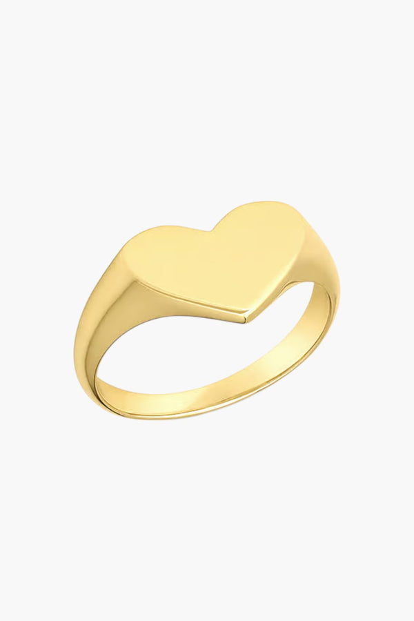 Louise Heart Signet Ring