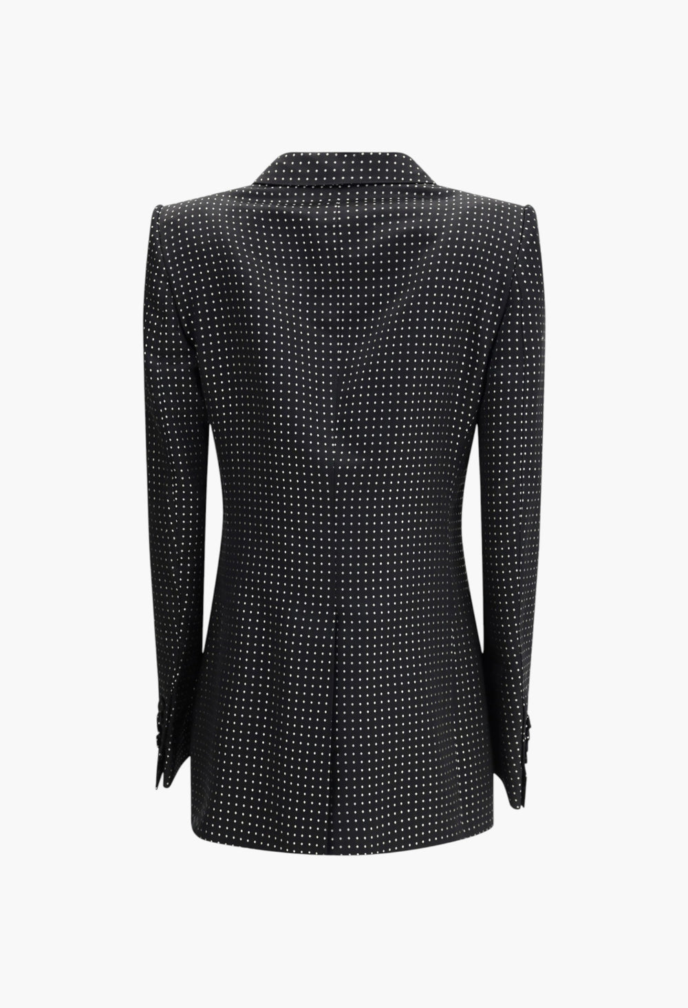 Single Breasted Jacket With Polka Dots - GLAM MODA