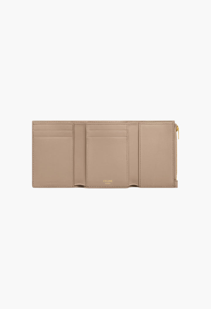 Fine Strap Wallet Nino In Supple Grained Calfskin - GLAM MODA