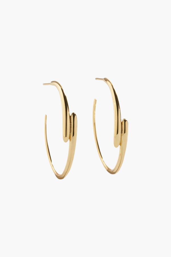 18K Gold Ella Hoop Earrings