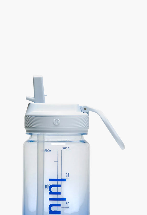 Starch Blue/Galactic Cobalt - Back to Life Clear Bottle 24oz Straw Lid
