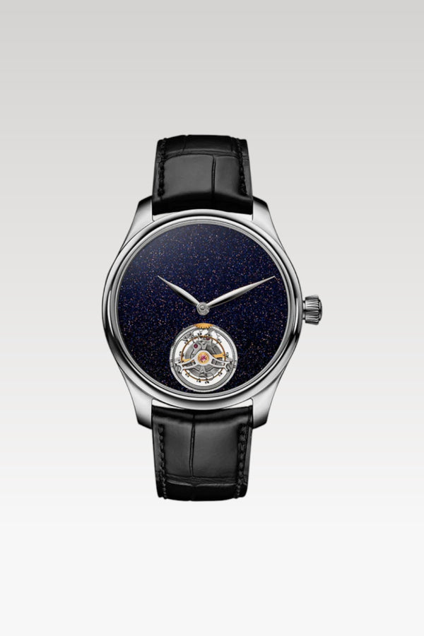 Endeavour Aventurine Tourbillon Steel