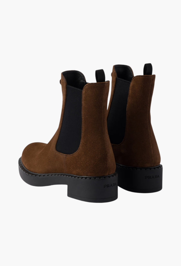 Cocoa Brown - Suede Chelsea Boots