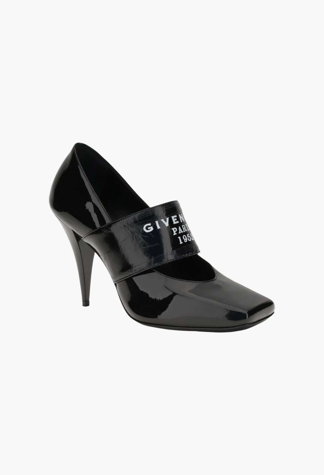 Sliced Square Logo Pumps - GLAM MODA