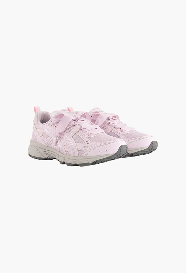 Gel-Nunobiki Faux-Leather And Mesh Trainers