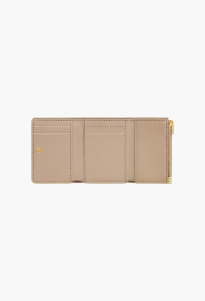 Fine Wallet In Supple Grained Calfskin - GLAM MODA