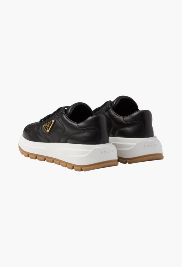 Black - Prax 01 Leather Sneakers