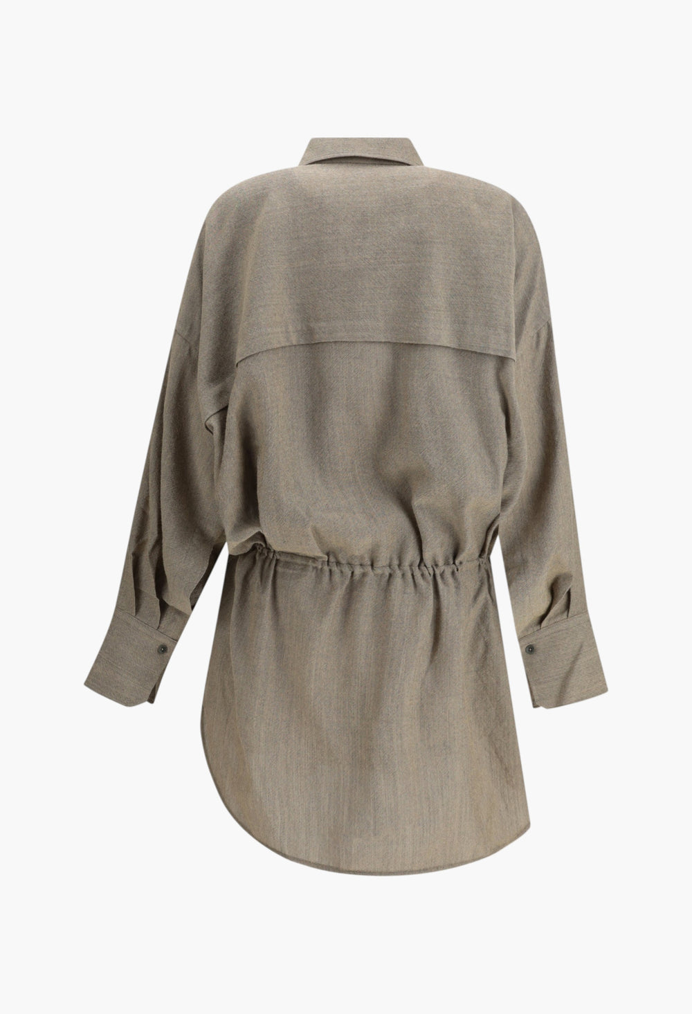 Wool Chemisier Dress - GLAM MODA